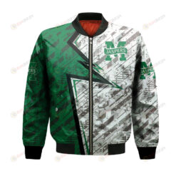 Manhattan Jaspers Bomber Jacket 3D Printed Abstract Pattern Sport