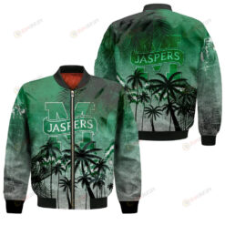 Manhattan Jaspers Bomber Jacket 3D Printed Coconut Tree Tropical Grunge