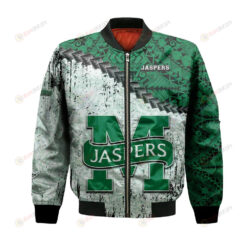 Manhattan Jaspers Bomber Jacket 3D Printed Grunge Polynesian Tattoo