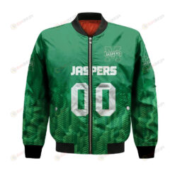 Manhattan Jaspers Bomber Jacket 3D Printed Team Logo Custom Text And Number