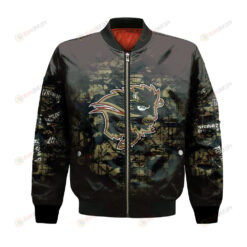 Manitoba Bisons Bomber Jacket 3D Printed Camouflage Vintage