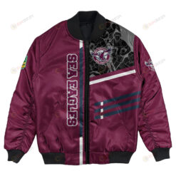 Manly Warringah Sea Eagles Bomber Jacket 3D Printed Personalized Rugby For Fan
