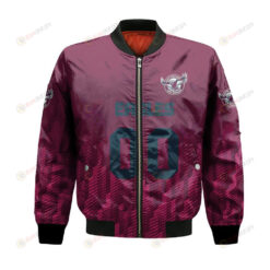 Manly Warringah Sea Eagles Bomber Jacket 3D Printed Team Logo Custom Text And Number