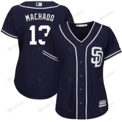 Manny Machado San Diego Padres Women's Cool Base Player Jersey - Navy