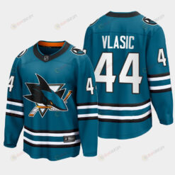 Marc-Edouard Vlasic 44 San Jose Sharks 2022-23 Home The Evolve Teal Jersey