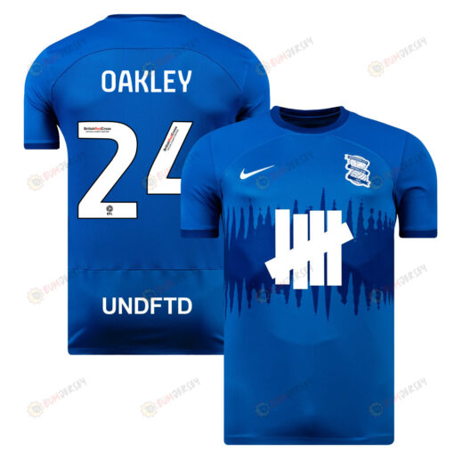 Marcel Oakley 24 Birmingham City 2023/24 Home Men Jersey - Blue