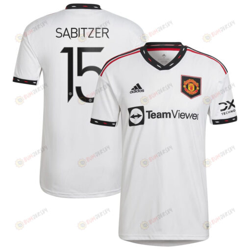 Marcel Sabitzer 15 Manchester United 2022-23 Away Jersey - Men White