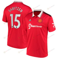 Marcel Sabitzer 15 Manchester United 2022-23 Home Jersey - Men Red