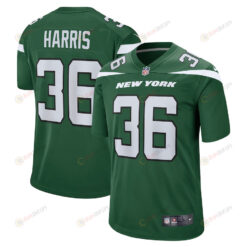 Marcell Harris New York Jets Game Player Jersey - Gotham Green