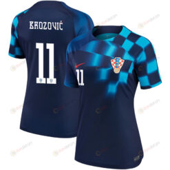 Marcelo Brozovi? 11 Croatia National Team 2022-23 Qatar World Cup - Away Women Jersey