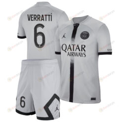 Marco Verratti 6 Paris Saint-Germain Away Kit 2022-23 Men Jersey - Black