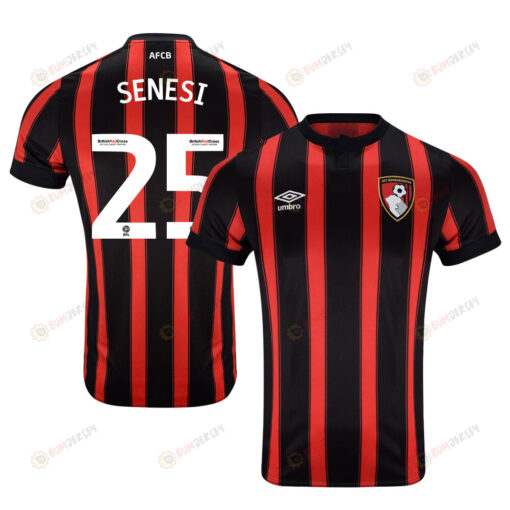 Marcos Senesi 25 AFC Bournemouth 2023-24 EFL Home Men Jersey - Red