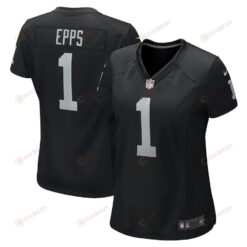 Marcus Epps 1 Las Vegas Raiders Women's Game Player Jersey - Black