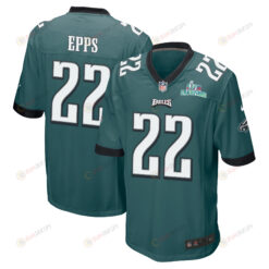 Marcus Epps 22 Philadelphia Eagles Super Bowl LVII Champions Men's Jersey - Midnight Green