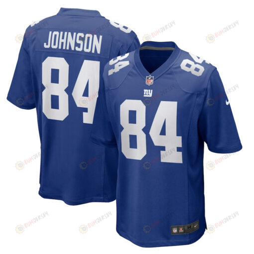 Marcus Johnson 84 New York Giants Home Game Player Jersey - Royal