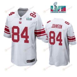 Marcus Johnson 84 New York Giants Super Bowl LVII Super Bowl LVII White Men's Jersey