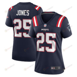 Marcus Jones New England Patriots Women's Game Player Jersey - Navy