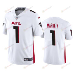 Marcus Mariota 1 Atlanta Falcons White Vapor Limited Jersey