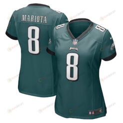 Marcus Mariota 8 Philadelphia Eagles Game Women Jersey - Midnight Green