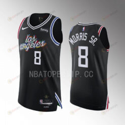 Marcus Morris Sr. 8 Los Angeles Clippers 2022-23 City Edition Jersey Black