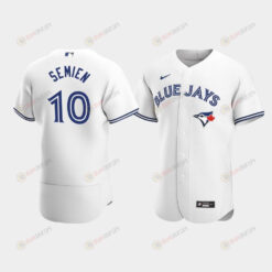 Marcus Semien 10 Toronto Blue Jays White Home Jersey Jersey