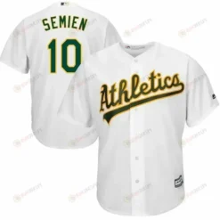 Marcus Semien Oakland Athletics Home Cool Base Player Jersey - White