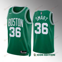 Marcus Smart 36 2022-23 Boston Celtics Green Icon Edition Jersey Swingman