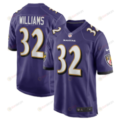 Marcus Williams 32 Baltimore Ravens Player Game Jersey - Purple