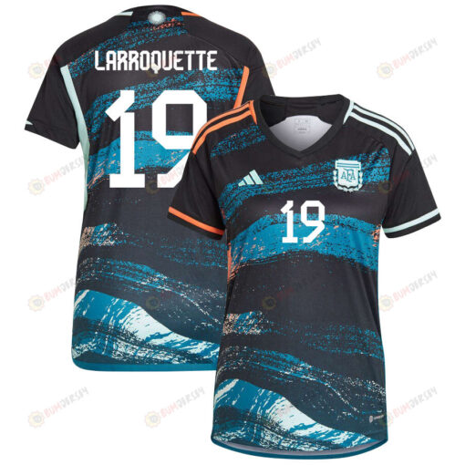 Mariana Larroquette 19 Argentina Women's National Team 2023-24 World Cup Away Women Jersey