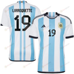 Mariana Larroquette 19 Argentina Women's National Team 2023-24 World Cup Home Men Jersey