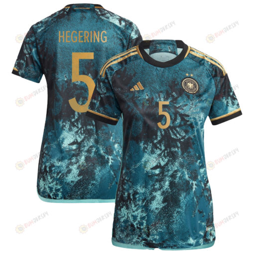 Marina Hegering 5 Germany 2023 National Team Away Jersey - Women