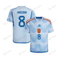 Mariona Caldentey 8 Spain 1 Star Women's National Team 2023-24 World Cup Away Jersey