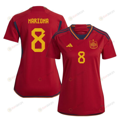 Mariona Caldentey 8 Spain 1 Star Women's National Team 2023-24 World Cup Home Women Jersey