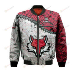 Marist Red Foxes Bomber Jacket 3D Printed Grunge Polynesian Tattoo