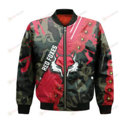 Marist Red Foxes Bomber Jacket 3D Printed Sport Style Keep Go on