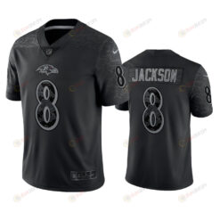 Mark Andrews 8 Baltimore Ravens Black Reflective Limited Jersey - Men