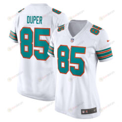 Mark Duper 85 Miami Dolphins Women's Retired Player Jersey - White