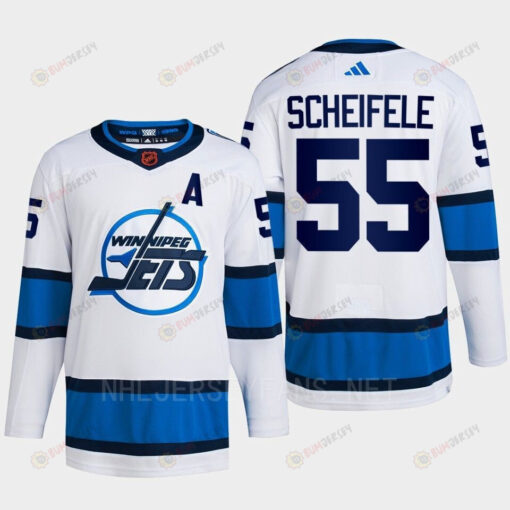 Mark Scheifele 55 Reverse Retro 2.0 2022 Winnipeg Jets White Jersey Primegreen