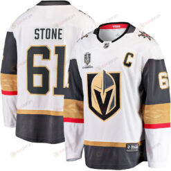 Mark Stone 61 Vegas Golden Knights 2023 Stanley Cup Champions Patch Away Breakaway Player Jersey - White