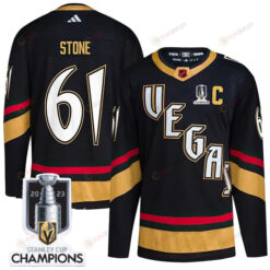 Mark Stone 61 Vegas Golden Knights 2023 Stanley Cup Champions Patch Special Edition 2.0 Breakaway Jersey - Black