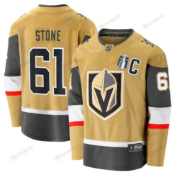 Mark Stone 61 Vegas Golden Knights 2023 Stanley Cup Final Home Breakaway Player Jersey - Gold