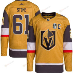 Mark Stone 61 Vegas Golden Knights 2023 Stanley Cup Final Home Player Jersey - Gold