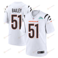 Markus Bailey 51 Cincinnati Bengals Super Bowl LVII Champions Men's Jersey - White