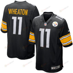 Markus Wheaton 11 Pittsburgh Steelers Youth Jersey - Black