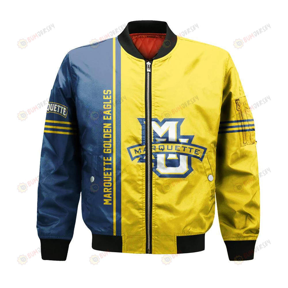 Marquette Golden Eagles Bomber Jacket 3D Printed Half Style