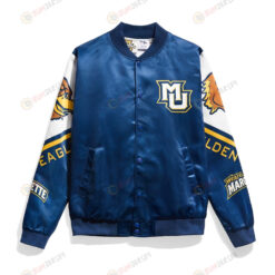 Marquette Golden Eagles Bomber Jacket 3D Printed Logo