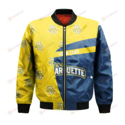 Marquette Golden Eagles Bomber Jacket 3D Printed Special Style