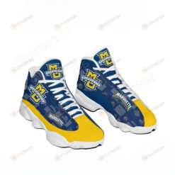 Marquette Golden Eagles Logo White Sole Air Jordan 13 Shoes Printing Sneakers