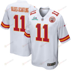 Marquez Valdes-Scantling 11 Kansas City Chiefs Super Bowl LVII Champions Men's Jersey - White