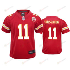 Marquez Valdes-Scantling 11 Kansas City Chiefs Youth Jersey - Red Jersey